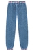 Calça Jogger Infantil Menina em Malha Denim AZUL MÉDIO - Kukie na internet
