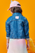 Jaqueta Jeans Infantil Menina com Destroyer AZUL MÉDIO - Kukie - loja online