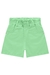 Shorts em Sarja Infantil Menina VERDE - Kukie - comprar online