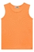 Blusa Regata Infantil Menina Canelada LARANJA - Kukie - comprar online