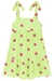 Vestido Infantil Alongado de Alças VERDE E FLORES - Infanti - comprar online