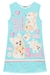 Vestido Regata Infantil AZUL CACHORRINHOS - Kukie - comprar online