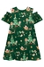 Imagem do Vestido de Natal VERDE Infantil PAPAI NOEL - Kukie