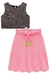 Conjunto Infantil Menina com Cropped e Saia Midi LISTRAS - Kukie - comprar online