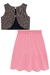 Conjunto Infantil Menina com Cropped e Saia Midi LISTRAS - Kukie na internet