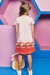 Vestido Infantil Mangas Morango e Gatinho - Kukie na internet