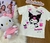 Blusa Infantil Branco Manga curta Hellowen- HELLO KITTY 6811