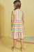 Vestido Alongado Infantil Sem Mangas ZIG ZAG DE CORES - Kukie - loja online