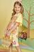 Imagem do Vestido Infantil AMARELO com Pompons URSINHA E MEL - Kukie
