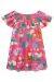 Vestido Infantil ROSA Mangas Curtas BICHOS DA FLORESTA - Kukie na internet