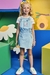 Jardineira Jeans Infantil Menina LAVAGEM CLARA - Kukie - Looks Babilice