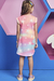 Vestido Infantil Mangas Curtas BARBIE - Kukie - loja online