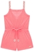 Macaquinho Infantil Menina de Alças ROSA - Kukie - comprar online