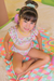 Imagem do Biquíni Infantil com Top de Alças FLORES - Kukie