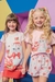 Imagem do Conjunto Infantil Menina Curto com Shorts GATINHA E MORANGOS - Kukie