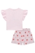 Conjunto Infantil Menina Curto com Shorts GATINHA E MORANGOS - Kukie na internet