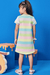 Vestido Infantil Mangas Curtas CACHORRINHAS FUN - Kukie - loja online