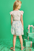 Imagem do Conjunto Infantil Menina com Body e Saia BORBOLETAS - Kukie