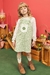 Salopete Infantil em Sarja Pita + Blusa em Malha Elastic - 70549 - comprar online
