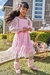 Polaina Infantil Branco com Pelinhos e Pérolas- kukie (Ref.70738) - Looks Babilice