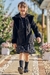 Sobretudo Infantil Preto Gola e Punho de Pelúcia - Kukie -70752 - comprar online