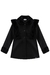 Sobretudo Infantil Preto Gola e Punho de Pelúcia - Kukie -70752 - loja online