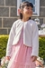 Casaco Infantil Estilo Bolero em Pelo Rosa - Kukie (Ref.71031) na internet