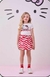 Conjunto Infantil Blusa e Saia-Short Estampa da Marca- HELLO KITTY - H6556 Momi - comprar online