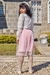 Conjunto Infantil Saia Tule Poá e Blusa Branca - Kukie (Ref. 71326) na internet