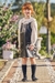Salopete Infantil Couro Ecologico+Blusa Manga Longa Gola Retrô - Kukie - 71336 - comprar online