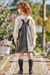 Salopete Infantil Couro Ecologico+Blusa Manga Longa Gola Retrô - Kukie - 71336 - Looks Babilice
