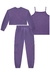 Imagem do Conjunto Infantil Calça Moletom Blusa Alça e Blusa Manga Longa (Ref.71562)