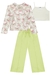 Imagem do Conjunto Infantil Calça Wide Leg em Cupro Blusa Cropped em Tule e Top em Canelado- Kukie - 71565