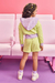 Conjunto Infantil de Blusão Boxy e Shorts em Moletom- Kukie -71628 na internet