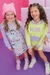 Conjunto Infantil de Blusão Boxy e Shorts em Moletom- Kukie -71628 - Looks Babilice