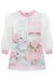 Vestido Infantil Branco Manga Longas Sobreposta com Tule - Kukie (Ref. 71863) - loja online