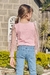 Blusa Infantil Manga Longa Detalhe Punho Tule - Kukie - (Ref.71987) na internet