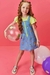 Conjunto de Blusa em Meia Malha e Salopete em Sarja Daryl com Elastano 77105 Infanti - comprar online