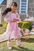 Vestido Infantil Manga Manga Tule Poá Punho Elástico - Kukie - 72013 - comprar online