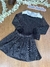 Conjunto Infantil Saia/Short e Blusa com Gola Branco - Kukie- (Ref. 72186)