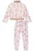Imagem do Conjunto Infantil Flanelado Estampado Ziper - Detalhe Gola/ Barra- Kukie- (Ref. 72228)