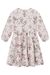 Vestido Infantil Estampa de Laços e Colete Couro Ecológico - Kukie- (Ref. 72254)