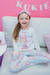 Conjunto Pijama Manga Longas Calça Malha + Mascara- Kukie - 72281 - comprar online