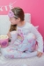Conjunto Pijama Manga Longas Calça Malha + Mascara- Kukie - 72281 - loja online