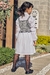 Vestido Infantil Tricoline e Colete Malha Tweed Brilho - Kukie - 72491 - loja online