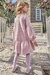 Vestido Infantil Rosa Moletinho Manga Longa Detalhe Laçinhos - Kukie - 72498 na internet