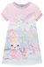 Vestido Infantil Rosa Fly Tech Manga Curta - Kukie -72750 - loja online