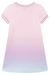 Vestido Infantil Rosa Fly Tech Manga Curta - Kukie -72750 - Looks Babilice