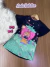 Vestido Infantil Meia Malha Azul - Kukie 73758