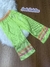 Calça Saída de Praia em Tela Fashion Verde Neon - Kukie 74705